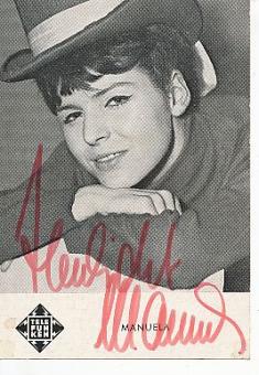 Manuela † 2001  Musik  Autogrammkarte original signiert 
