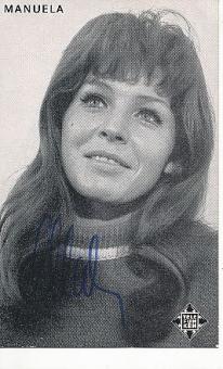 Manuela † 2001  Musik  Autogrammkarte original signiert 