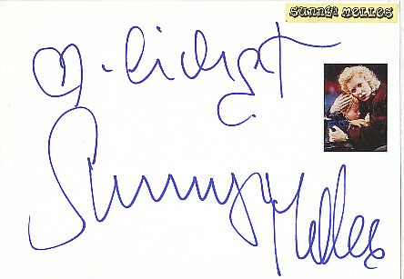 Sunnyi Melles  Film & TV Autogramm Karte original signiert 
