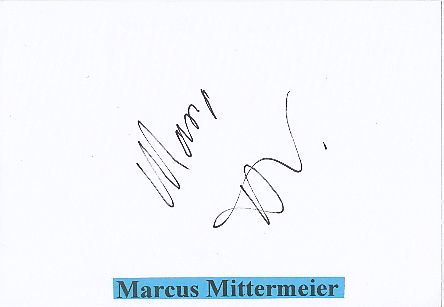 Marcus Mittermeier  Film &  TV Autogramm Karte original signiert 