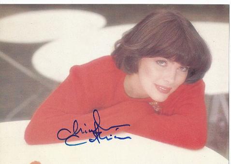 Mireille Mathieu   Musik  15 x 21 cm Autogrammkarte original signiert 