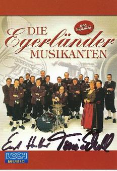 Die Egerländer Musikanten   Musik  Autogrammkarte original signiert 