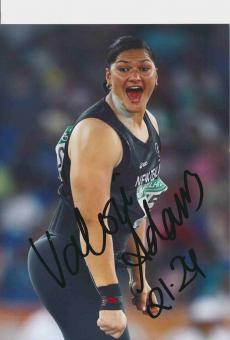 Valerie Adams  Neuseeland  Leichtathletik Autogramm 13x18 cm Foto original signiert 