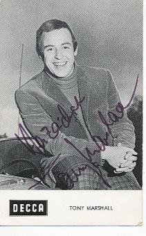 Tony Marshall  Musik  Autogrammkarte original signiert 