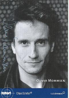 Oliver Mommsen  Tatort  Film &  TV  Autogrammkarte original signiert 