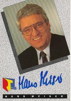 Hans Meiser   RTL  TV  Autogrammkarte original signiert 