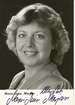 Marie Luise Marjan  Film &  TV  Autogrammkarte original signiert 