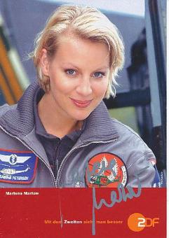 Marlene Marlow  Die Rettungsflieger  ZDF Serie  TV   Autogrammkarte original signiert 