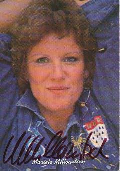Mariele Millowitsch  Film &  TV  Autogrammkarte original signiert 