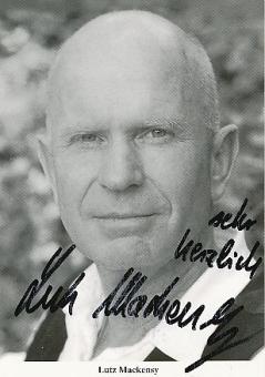 Lutz Mackensy   Film &  TV  Autogrammkarte original signiert 