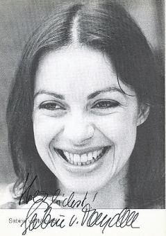 Sabine von Maydell  Film &  TV  Autogrammkarte original signiert 