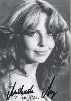 Michaela May  Film &  TV  Autogrammkarte original signiert 