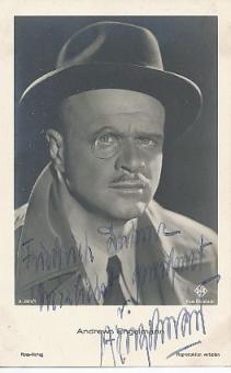 Andrews Engelmann † 1992  Film  &  TV  Autogrammkarte original signiert 