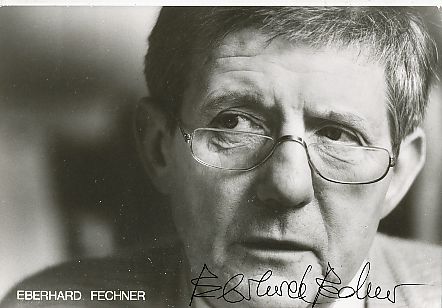 Eberhard Fechner † 1992  Film  &  TV  Autogrammkarte original signiert 