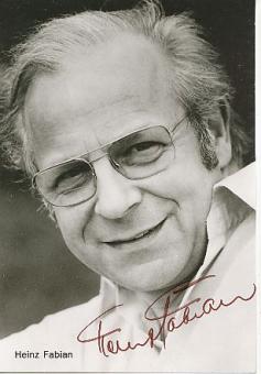 Heinz Fabian † 2014  Film  &  TV  Autogrammkarte original signiert 