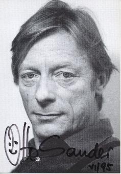Otto Sander † 2013  Film  &  TV  Autogrammkarte original signiert 