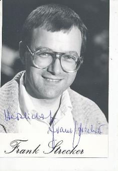 Frank Strecker † 2000  Film  &  TV  Autogrammkarte original signiert 