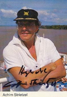 Achim Strietzel † 1989  Film  &  TV  Autogrammkarte original signiert 