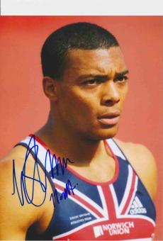 William Sharman  Großbritanien  Leichtathletik Autogramm 13x18 cm Foto original signiert 