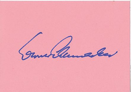 Werner Schumacher † 2004  Film & TV Autogramm Karte original signiert 