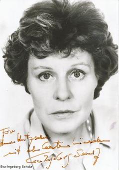 Eva-Ingeborg Scholz † 2022  Film  &  TV  Autogrammkarte original signiert 