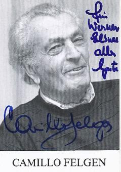 Camillo Felgen † 2005  Musik  &  TV  Autogrammkarte original signiert 