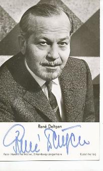 Rene Deltgen † 1979  Film  &  TV  Autogrammkarte original signiert 