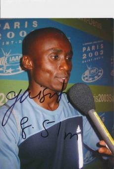 Ignisious Gaisah  Ghana  Leichtathletik Autogramm 13x18 cm Foto original signiert 