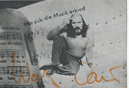Wolfgang Dauner † 2020  Jazzpianist  Musik  Autogrammkarte original signiert 