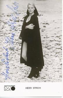 Heidi Stroh  Film &  Musik  Autogrammkarte original signiert 