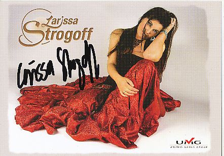 Larissa Strogoff   Musik  Autogrammkarte original signiert 