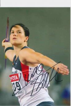 Linda Stahl  Deuschland  Leichtathletik Autogramm 13x18 cm Foto original signiert 