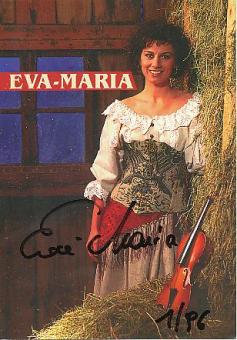 Eva Maria   Musik  Autogrammkarte original signiert 