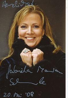 Gabriela Maria Schmeide  Film & TV  Autogramm Foto  original signiert 