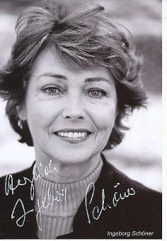 Ingeborg Schöner  Film &  TV  Autogramm Foto  original signiert 
