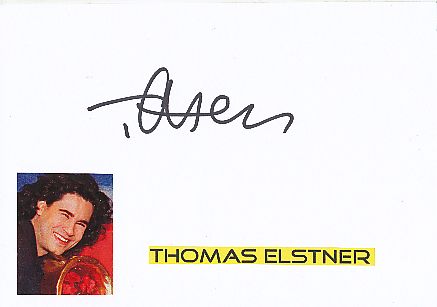 Thomas Elstner   Film & TV Autogramm Karte original signiert 