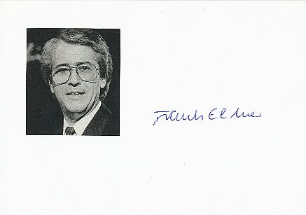 Frank Elstner  Moderator  TV Autogramm Karte original signiert 