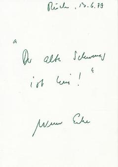 Werner Enke   Film & TV Autogramm Karte original signiert 