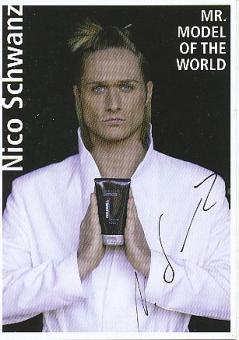Nico Schwanz  Foto Model & TV  Autogrammkarte original signiert 