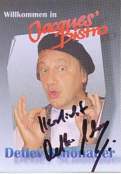 Detlev Schönauer  Comedian  & TV  Autogrammkarte original signiert 
