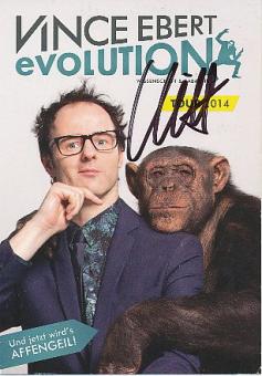 Vince Ebert  Comedian  & TV  Autogrammkarte original signiert 