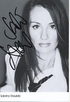 Sabrina Staubitz  TV  Autogrammkarte original signiert 
