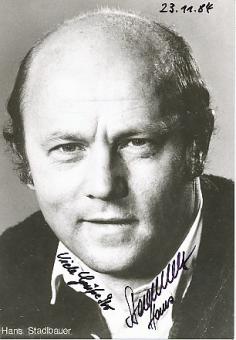 Hans Stadlbauer  Film & TV  Autogrammkarte original signiert 