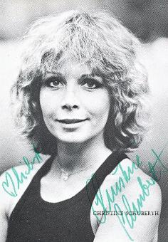 Christine Schuberth    Film & TV  Autogrammkarte original signiert 