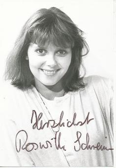 Roswitha Schreiner  Film &  TV  Autogrammkarte original signiert 