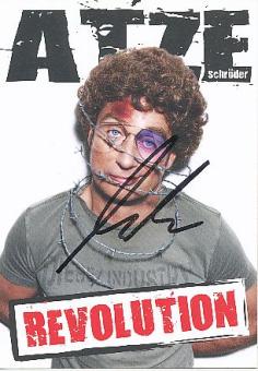 Atze Schröder  Comedian   TV  Autogrammkarte original signiert 