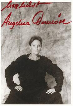 Angelica Domröse   Film &  TV  Autogrammkarte original signiert 