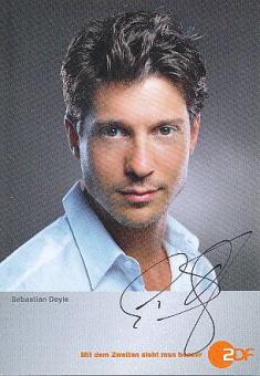 Sebastian Deyle   ZDF  TV  Autogrammkarte original signiert 