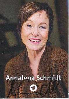 Annalena Schmidt  Tatort   TV  Autogrammkarte original signiert 