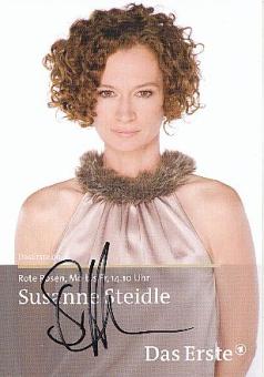 Susanne Steidle  Rote Rosen  ARD Serien  TV  Autogrammkarte original signiert 